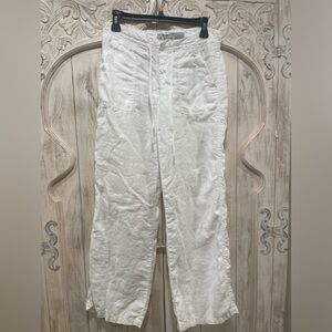 Guess Jeans white linen pants